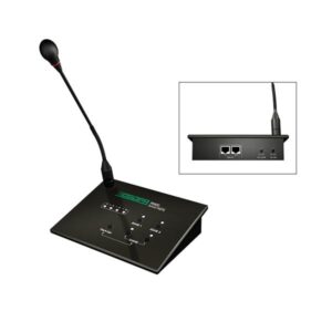 2 Zones Remote Paging Microphone